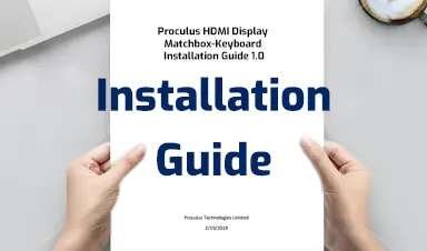 HDMI Display Matchbox-Keyboard Installation Guide